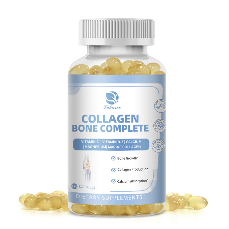 Lukaree Collagen Bone Complete Capsules with Calcium Magnesium