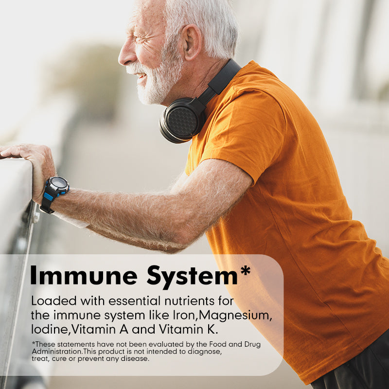 SeaMoss Capsules For Immune Support Metabolism Kickstart Cognitive – 120ct