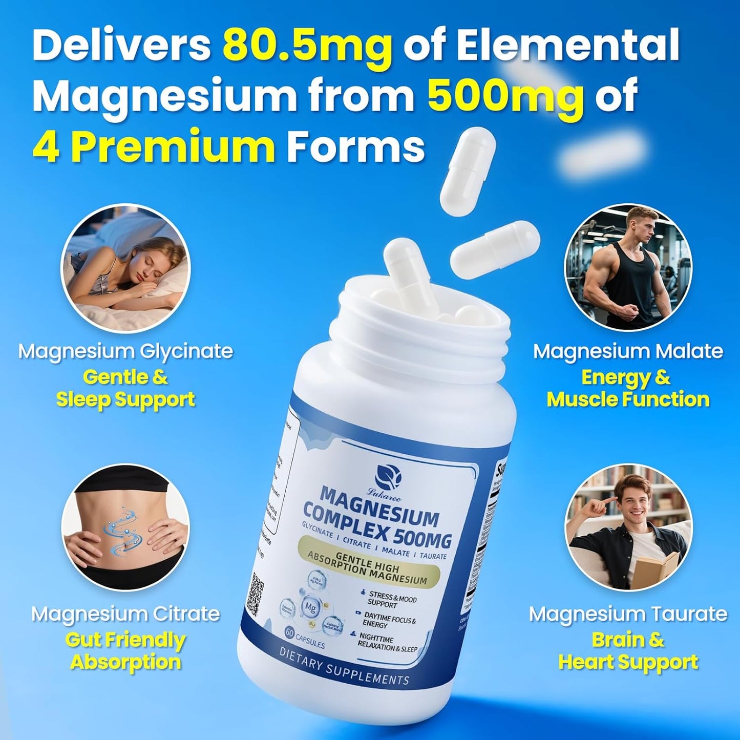 magnesium glycinate citrate malate taurate blend