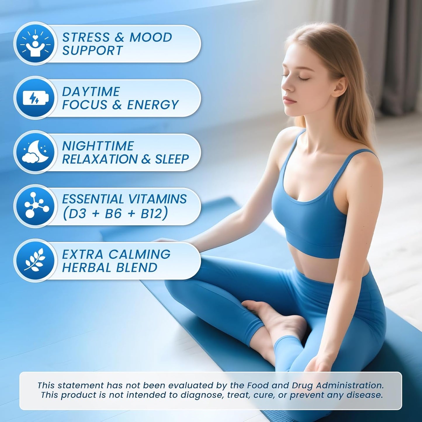 Magnesium Complex 500mg – 4-in-1 Glycinate, Citrate, Malate, Taurate | with D3, B6, B12 & Adaptogens for Sleep, Relaxation & Focus – 120 Capsules