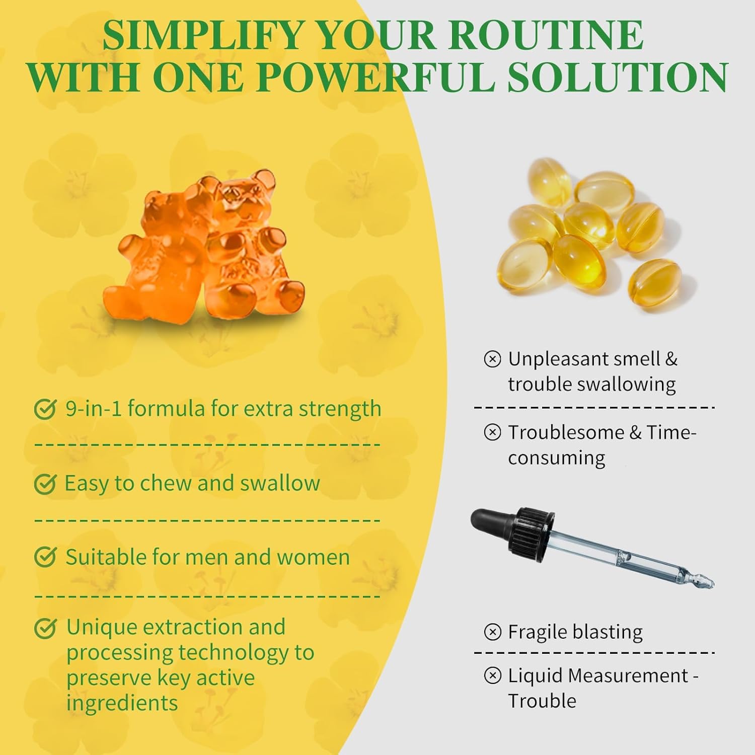 The enefit of Lukaree 9-in-1 Mullein Gummies