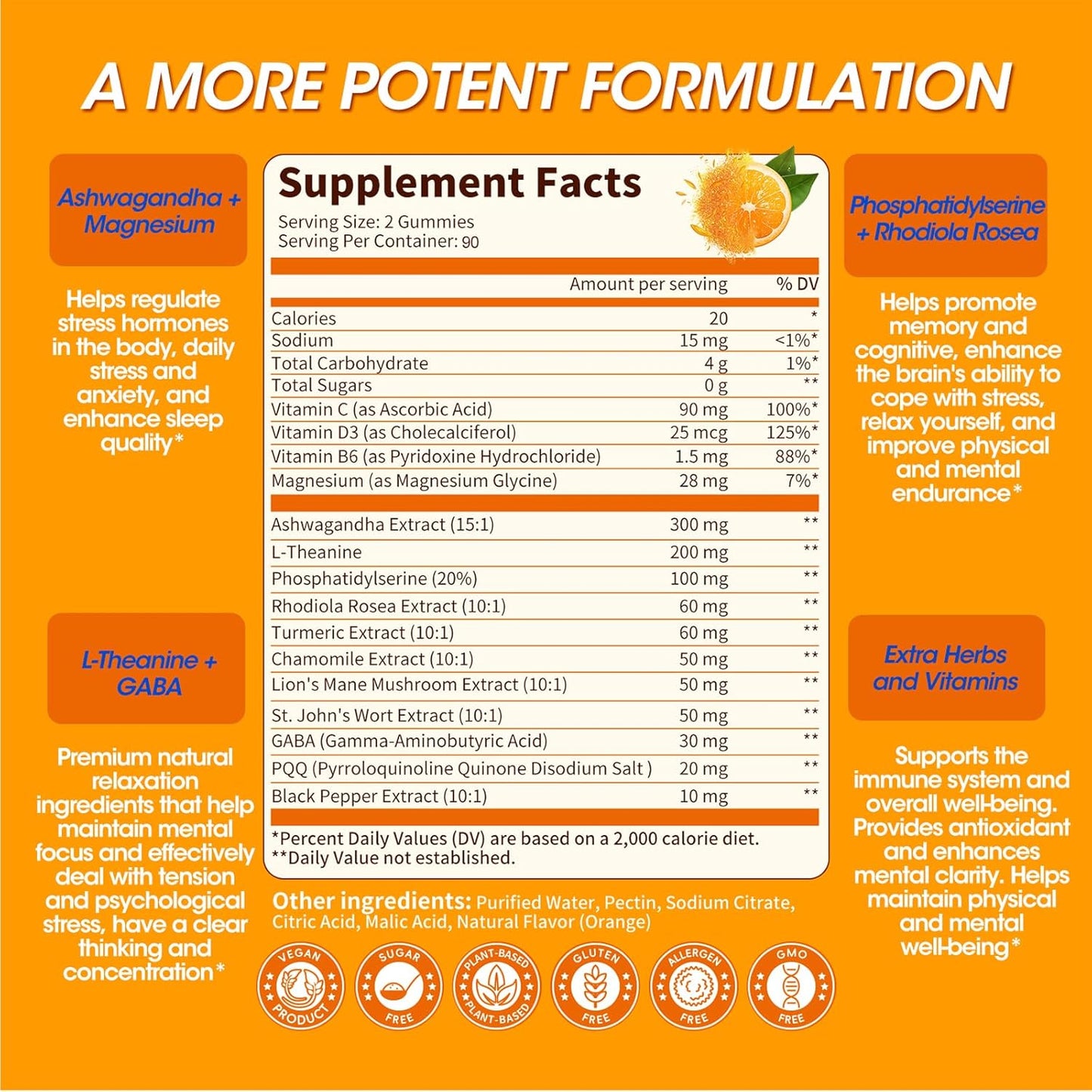 15-in-1 Cortisol Supplements - 90CT