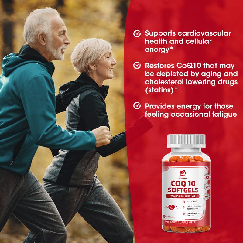 CoQ10 Supplement – Natural Q-SORB Form – 120 Capsules