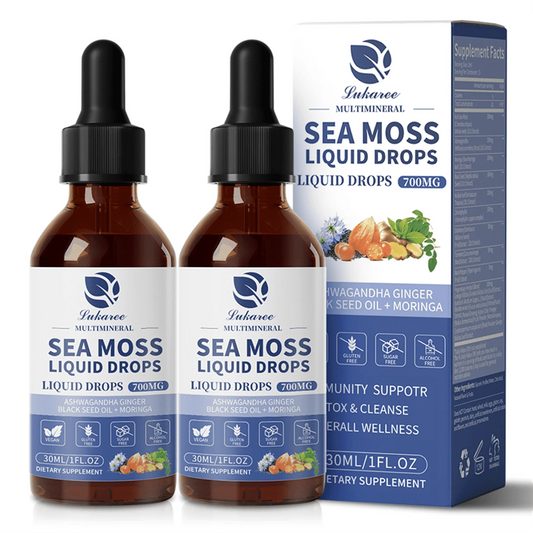 Sea Moss Liquid Drops Bottle – 2 Fl Oz, Vegan & Non-GMO