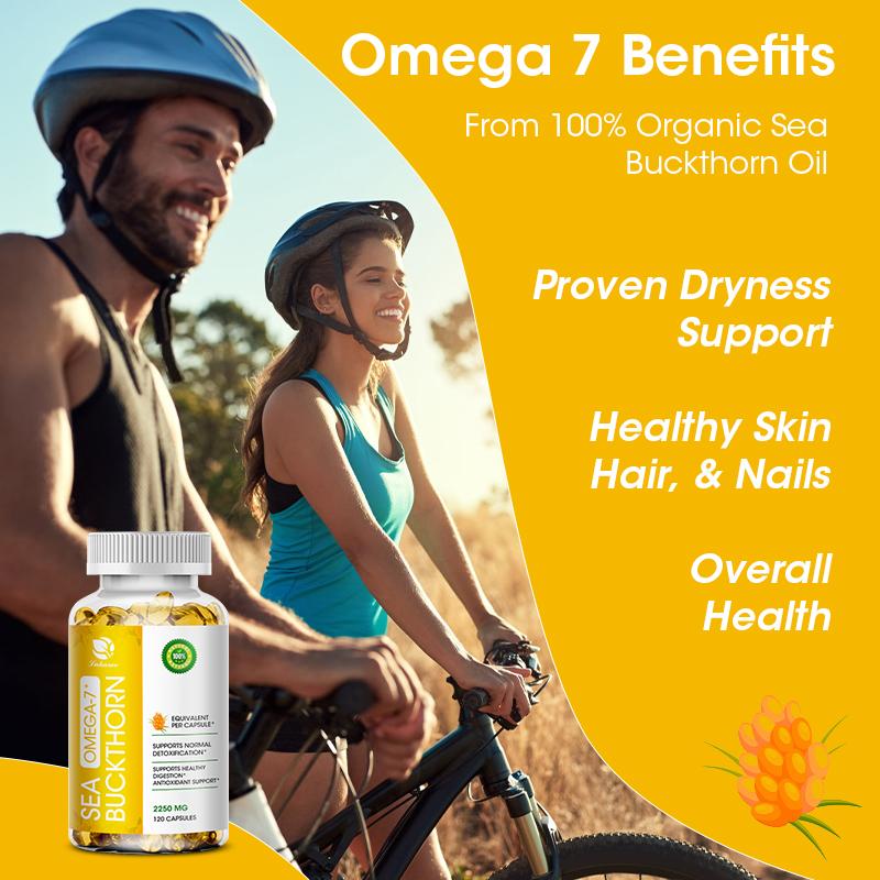 Sea BuckthornCapsules for Anti-aging Supplementing vitamin C protecting the liver, Relieving Constipation Weight Loss