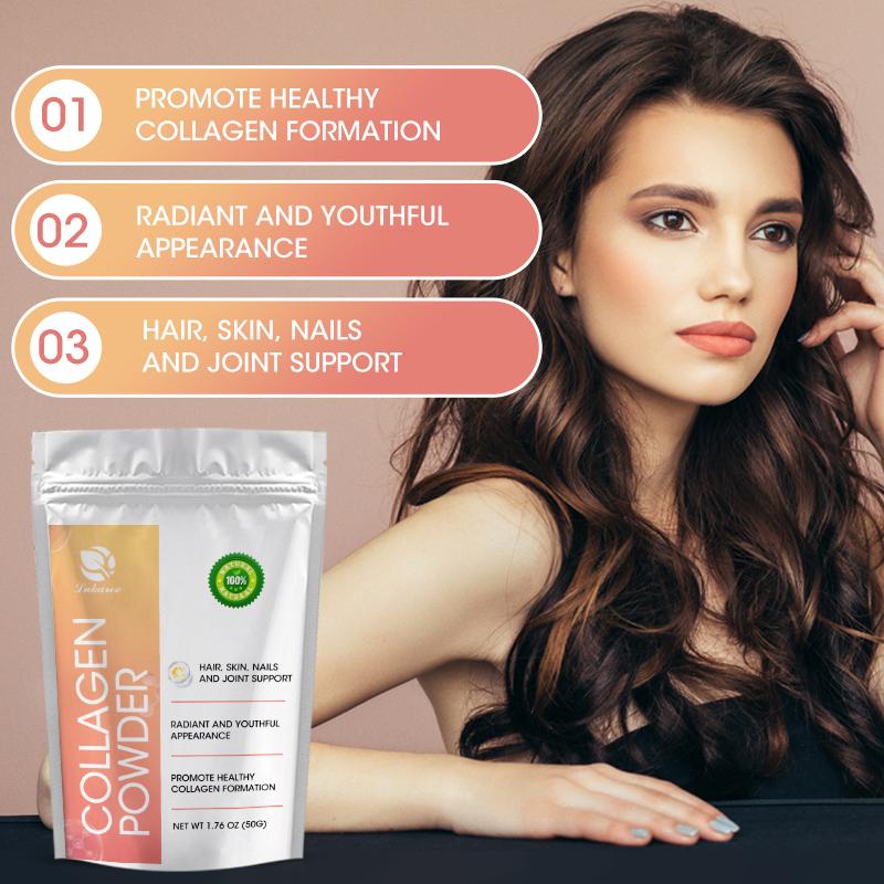 LUKAREE Collagen Powder Hydrolyzed Collagen Peptides for Healthy Skin, Nails, Bones & Joints Collagen Protein Supplement Non-GMO, Gluten Free