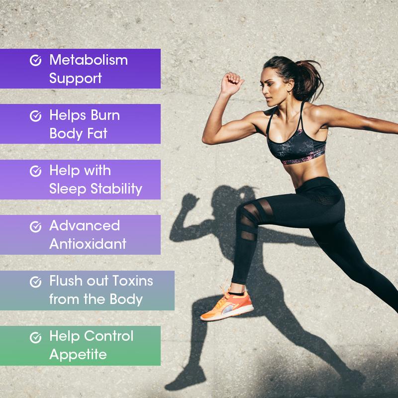 Slimming Capsules Supports Lose Weight Metabolism Control Appetite Detoxification Fat Burning Antioxidant Sleep Stability