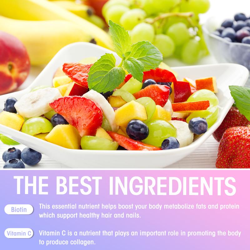 Biotin Fudge Vitamin Supplements Biotin To Prevent Hair Loss Stimulate Hair Follicles Hair Fast Regrow for Hair Loss