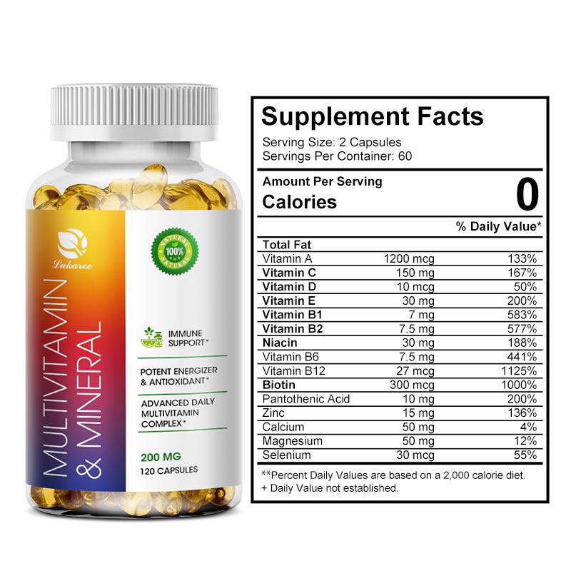 Multivitamin for Women & Men with Probiotics – Immune Support Probiotic Vitamin & Mineral Supplement with Vitamin A, B-Complex, C, D,E & Zinc