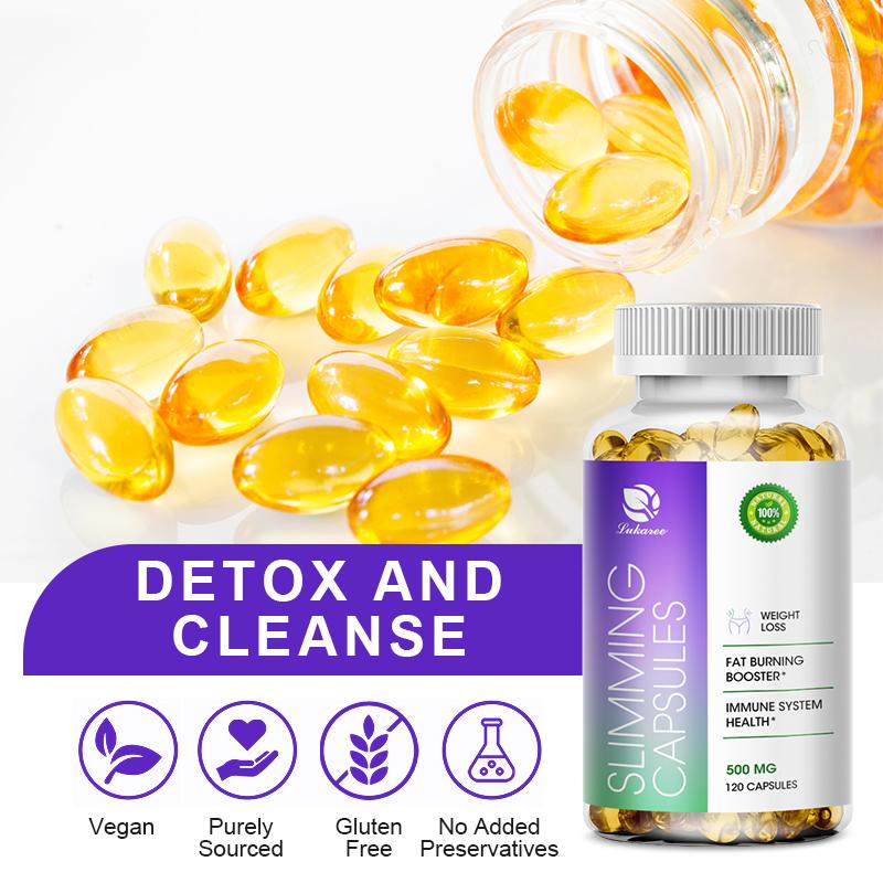 Slimming Capsules Supports Lose Weight Metabolism Control Appetite Detoxification Fat Burning Antioxidant Sleep Stability