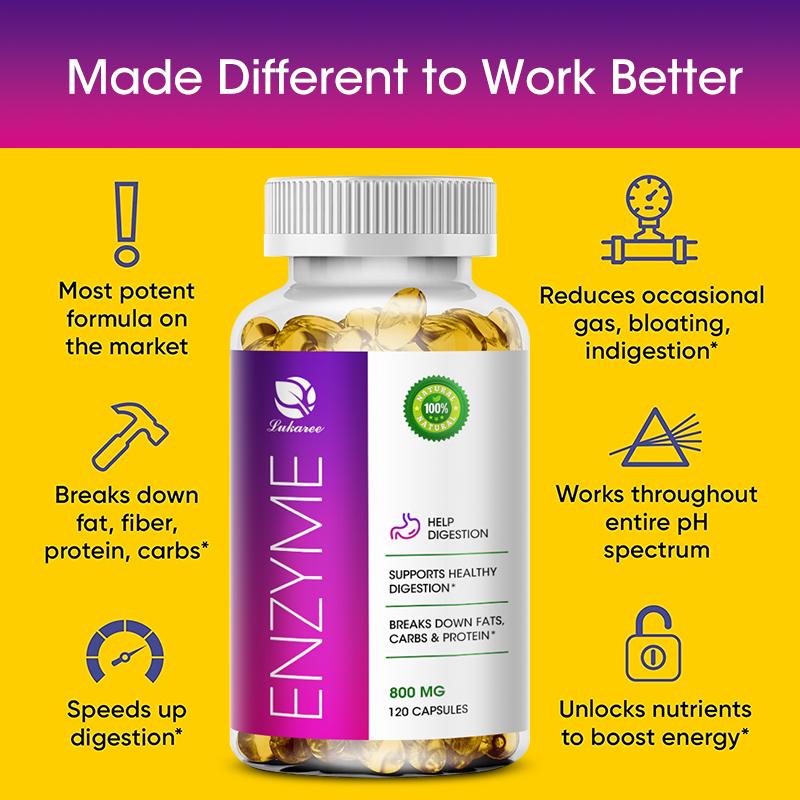 Enzyme Slimming Capsule Weight Loss Support Appetite Suppression Powerful Fat Burner beauty health Weight Loss Products