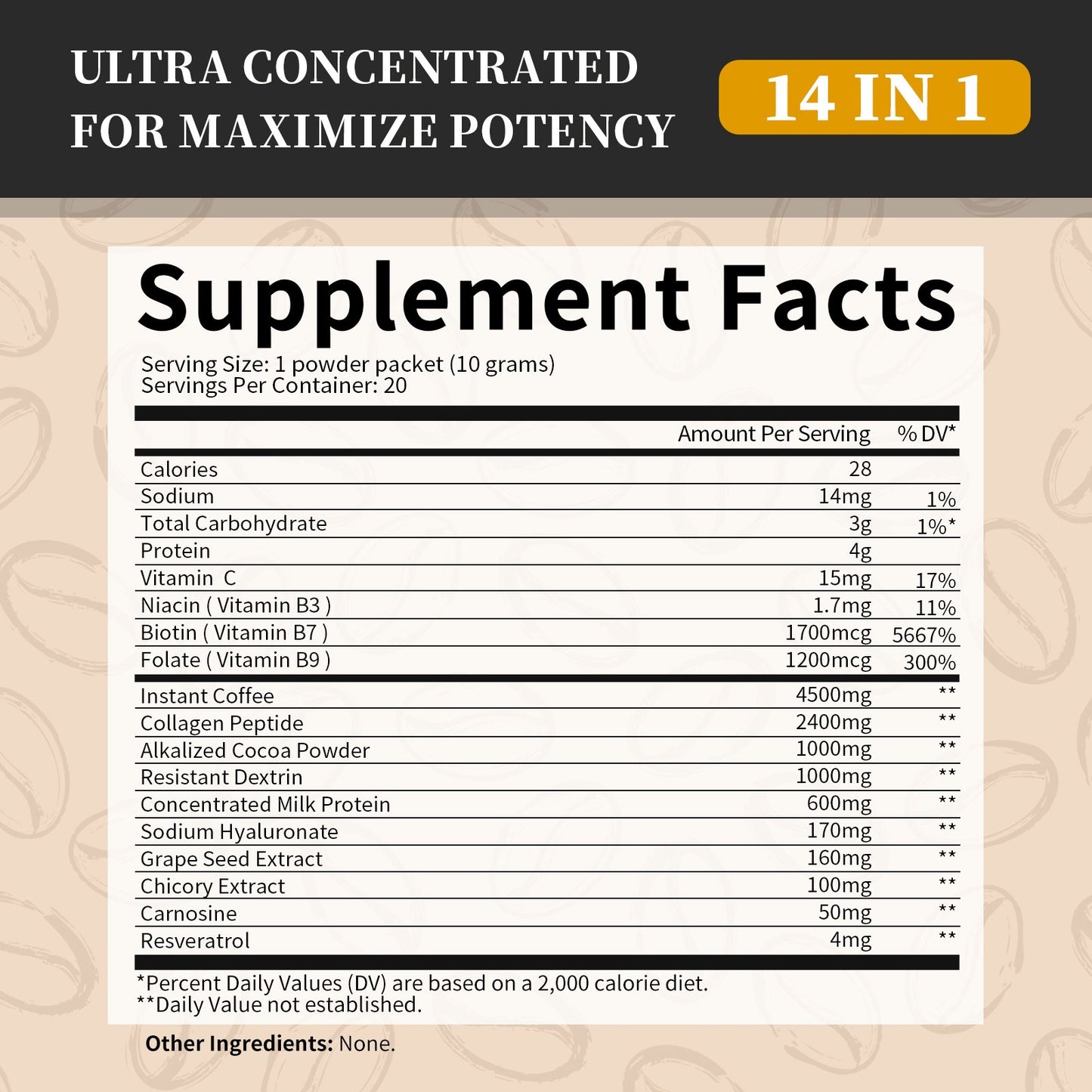 Collagen Coffee 20 servings