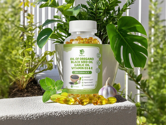 The Gut-Health Benefits of Oregano Oil Capsules with Black Seed & Garlic