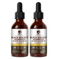 2Packs-Black Walnut Wormwood Tincture with Oregano Garlic & Berberine for  Rapid Gut Cleanse & Digestive Health (98% Absorption)