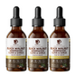 3 PACKS | Black Walnut Wormwood Tincture with Oregano Garlic & Berberine for Rapid Gut Cleanse & Digestive Health (98% Absorption)
