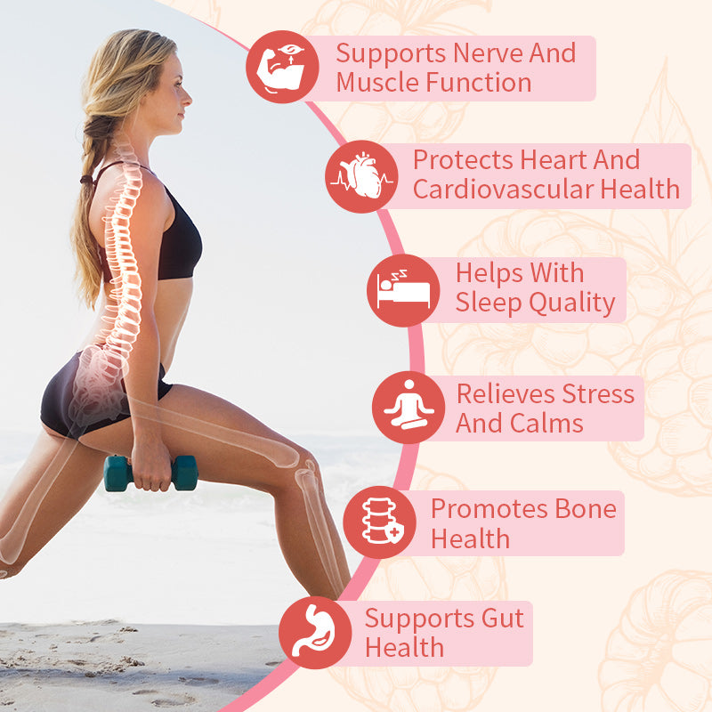 Magnesium Powder for Sleep, Stress Relief, Mood Support and Bone Health