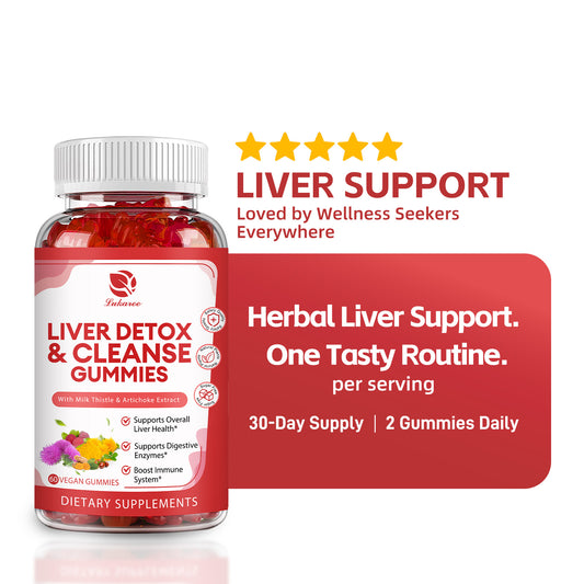 Lukaree Liver Detox & Repair Gummies | Herbal Liver Support with Milk Thistle Silymarin