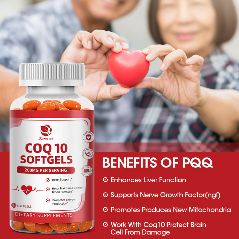 Coenzyme Q10, promotes heart growth, lowers blood sugar, promotes health, provides energy, vitamins and minerals