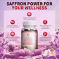 10 IN 1 Sugar Free Saffron Gummies, with Ashwagandha, L-Theanine, Rhodiola Rosea, St. John's Wort, Lemon Balm, Vitamin D3 B6, Magnesium & Zinc - Vision, Zzz, Mood, Focus & Cortisol