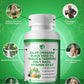 Immune support herbal supplement capsules made with organic plant-based ingredients, odorless and easy to swallow