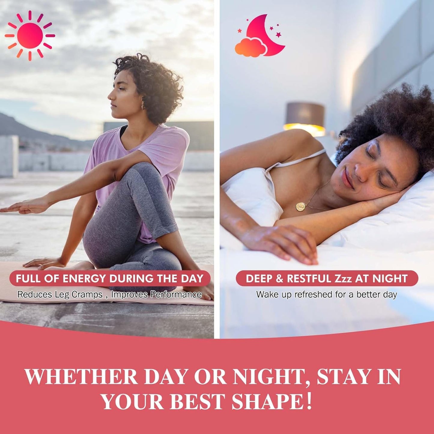 Magnesium Potassium Gummies for Sleep, Muscle Relaxation – 120 Gummies