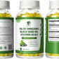 Oregano Oil Capsules – 99% Carvacrol, 5-in-1 with Black Seed Oil, Vitamins D3 & E, Black Pepper | Immune, Respiratory & Digestive Support | 180 Softgels