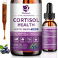 Cortisol Support Drops 9-in-1 with KSM-66® Ashwagandha | Stress Relief, Mood & Sleep Support – Blueberry Flavor