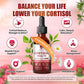 Hormone balance liquid drops for stress relief, mood and focus, cranberry flavor