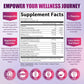 10 in 1  Cortisol Supplement Liquid Drops Hormone Balance 2 Packs, Blueberry Flavor