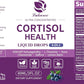 Cortisol Support Drops 9-in-1 with KSM-66® Ashwagandha | Stress Relief, Mood & Sleep Support – Blueberry Flavor