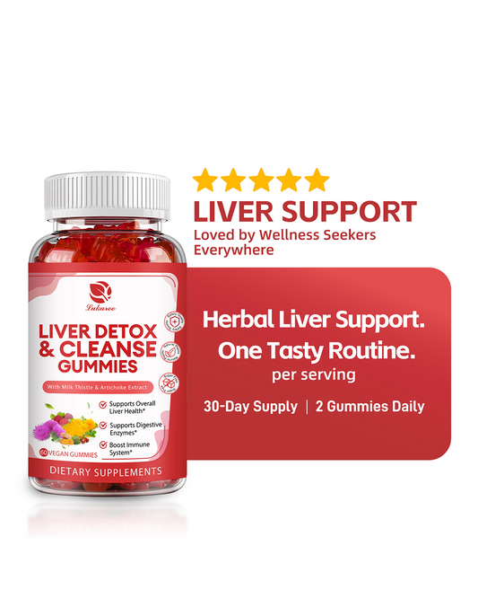 Lukaree Liver Detox & Repair Gummies | Herbal Liver Support with Milk Thistle Silymarin