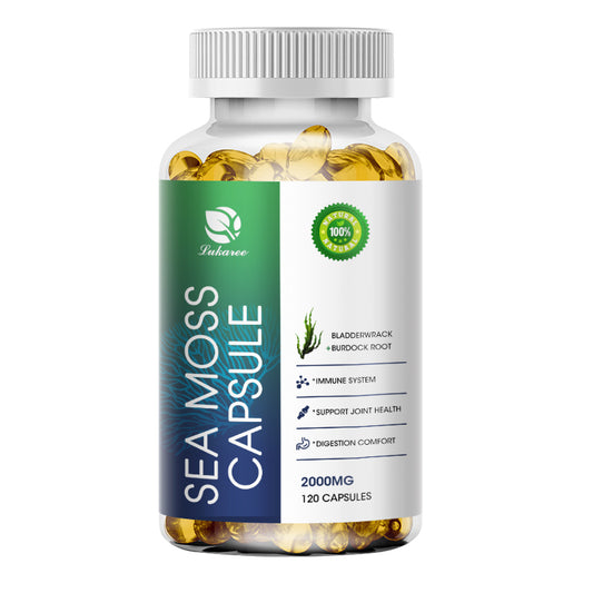 SeaMoss Capsules For Immune Support Metabolism Kickstart Cognitive – 120ct