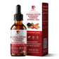 Cayenne Pepper Drops with Elderberry, Turmeric Curcumin, Astragalus, Ginseng, Vitamin C & B12, 8-in-1 Organic Liquid Supplement, Fast Absorbing Berry Flavor, 2 FL OZ