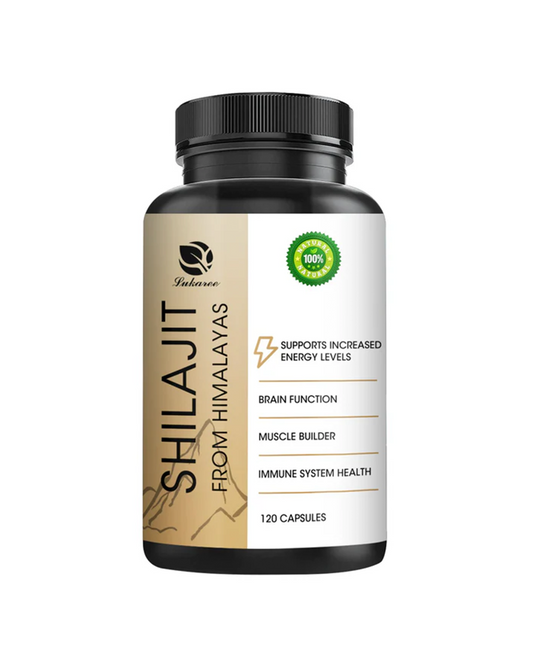 LUKAREE Shilajit 400mg – Pure Himalayan Fulvic Acid Complex – 3rd Party Tested