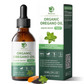 Organic Oregano Oil Drops 80% Carvacrol - With Black Seed Oil, Turmeric & Vitamin E - Immune, Respiratory, Digestive Support 2 Fl Oz