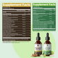 Lukaree total health Care Duo — Citrus Bergamot + Black Walnut Wormwood Liquid Drops| Cholesterol Care • Gut Cleanse & Detox • Whole-Body Vitality