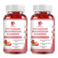 Magnesium Gummies - High Absorption Magnesium Glycinate 500mg & Potassium Citrate 200mg Plus Omega 3, B6, D3, K2 & Calcium - Chewable Gummy for Leg Cramps, Calm Mood & Energy - 60 Count