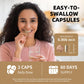Cortisol Capsules Supplement, 10-in-1 Cortisol Reducer Detox Manager - 120 Vegan Capsules