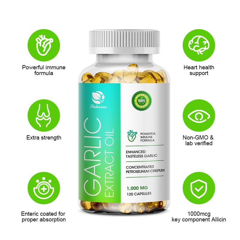 Allicin Capsules Detoxification, Intestinal and Digestive Care Promote Appetite Improve Digestive Ability