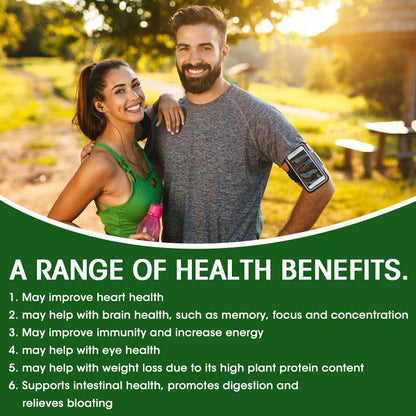LUKAREE Super Greens Gummies for Energy & Immunity - Increase Energy Weight Loss Aid Spirulina Food Supplements for Adults