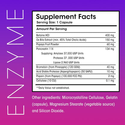 Enzyme Slimming Capsule Weight Loss Support Appetite Suppression Powerful Fat Burner beauty health Weight Loss Products