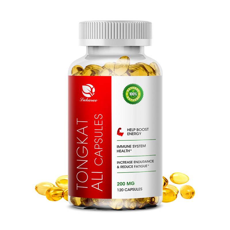 Tongkat Ali Capsule with Maca Root & Saw Palmetto Berry Strength, Energy,Drive, & Reproductive Health for Men and Women