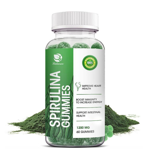 LUKAREE Super Greens Gummies for Energy & Immunity - Increase Energy Weight Loss Aid Spirulina Food Supplements for Adults