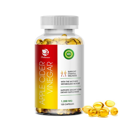 Apple Cider Vinegar Slimming Capsules Natural Digestion Metabolism Weight Support Body Sculpting Capsules