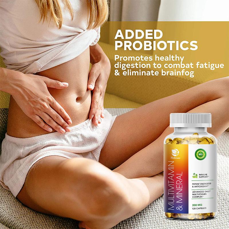 Multivitamin for Women & Men with Probiotics – Immune Support Probiotic Vitamin & Mineral Supplement with Vitamin A, B-Complex, C, D,E & Zinc