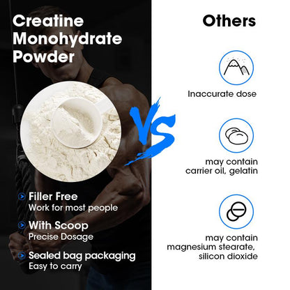 Creatine Monohydrate Powder | MuscleTech Platinum | Pure Micronized | Muscle Recovery + Builder for Men & Women | Workout Supplements | Unflavored