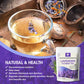 Organic Dried Lavender Flowers Tea Pure Natural Lavender Tea for Improve Sleep Detox Body Gas &amp; Bloating Immune Health Balance Mood Support