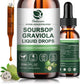 Soursop Graviola Leaf Extract Liquid Drop Plus Pure Botanical Sea Moss for Cell Support & Regeneration, Immunity, Liver, Zzz & Antioxidant - Soursop Bitters Liquid, 2 Month Supply, 1 Fl Oz