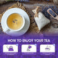 Organic Dried Lavender Flowers Tea Pure Natural Lavender Tea for Improve Sleep Detox Body Gas &amp; Bloating Immune Health Balance Mood Support