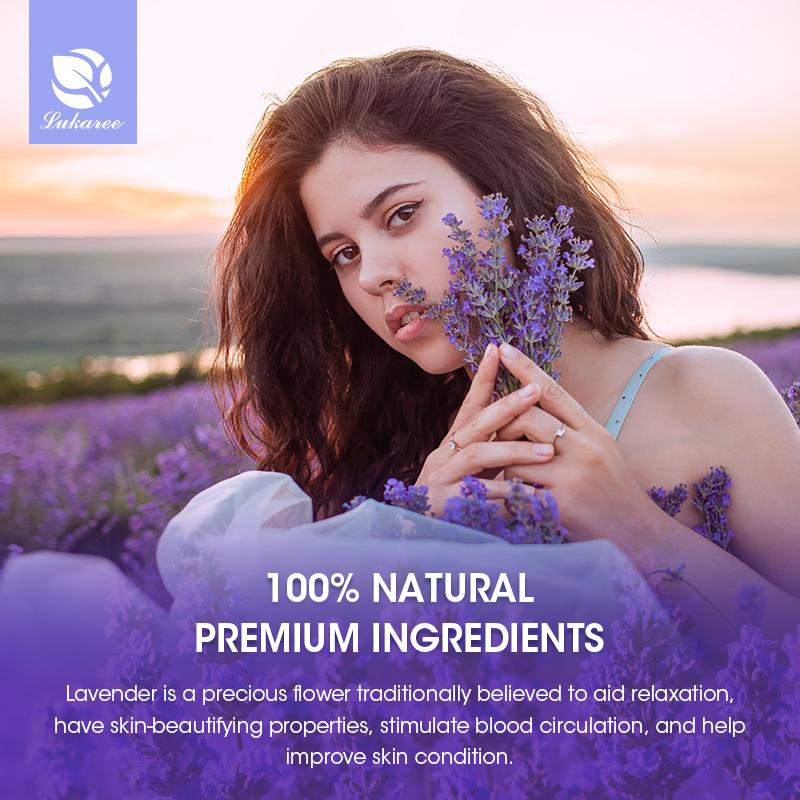 Organic Dried Lavender Flowers Tea Pure Natural Lavender Tea for Improve Sleep Detox Body Gas &amp; Bloating Immune Health Balance Mood Support